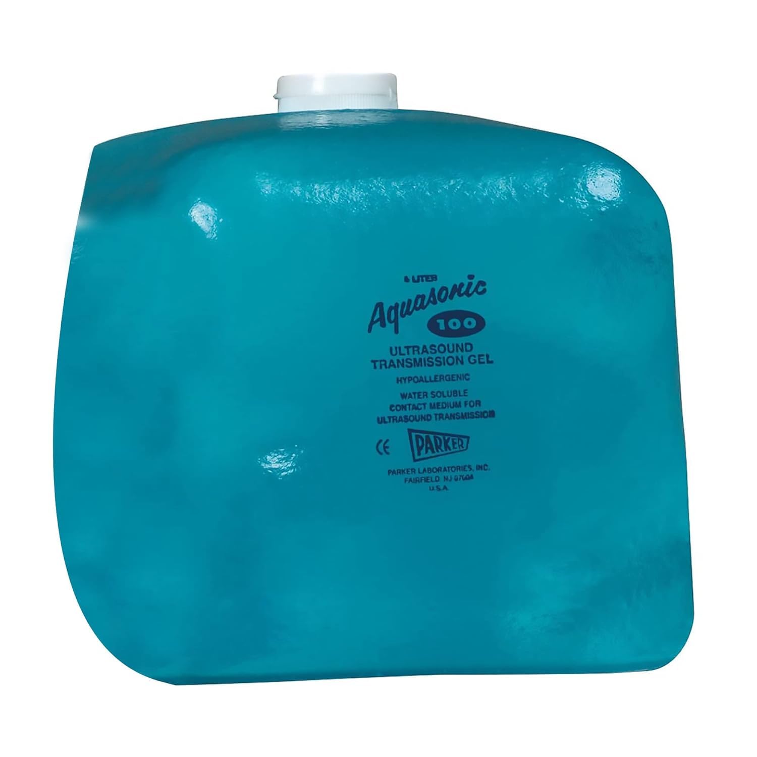 Aquasonic Ultrasound Gel Blue, 5 Liter Jug 01-50, Case of 4 Image