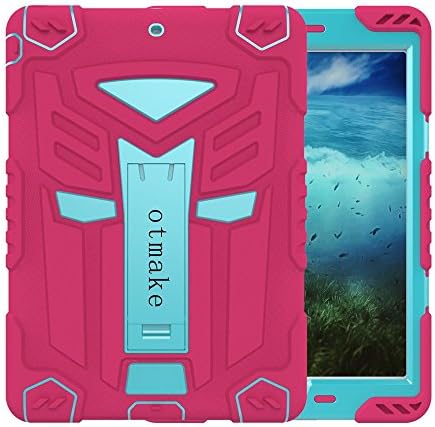 Ipad Air case,Otmake 9.7 inch Full-Body Multi-layered Soft Silicone Protective Case with 360° Stand