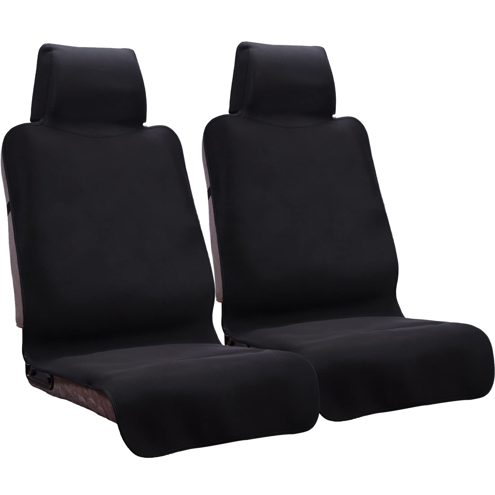 Photo 1 of INFANZIA Premium Waterproof Seat Cover Towel Protector Neoprene Universal Fit, Upgraded 100% Washable & Removable Non-Slip Sweat Carseat Towel Covers, Perfect for Gym/Yoga/Workout?Black,2PCS
