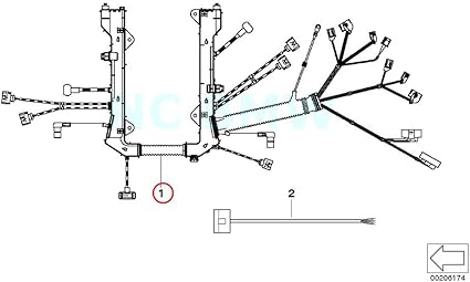 Amazon.com: BMW Genuine Engine Module Engine Wiring Harness: Automotive
