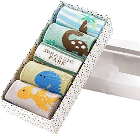 Cartoon Cotton Socks Kids Baby Boy 0-15 Years (5 Pairs)