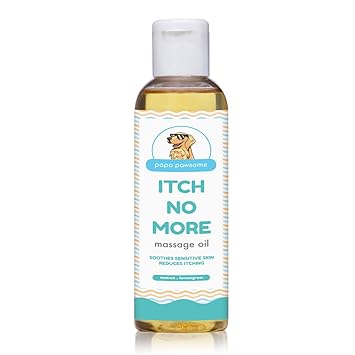 Papa Pawsome Itch No More Massage Oil for Pet Dogs Care (100 ml)