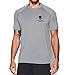 Under Armour Men's Tech WWP T-Shirt, True Gray Heather (025)/Black, Large
