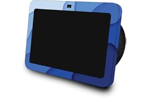 VISION SIGNS & GRAPHICS Skin Compatible with Amazon Echo Show 8 (3rd Gen, 2023) - Papercraft Blue - Premium 3M Vinyl Protective Wrap Decal Cover - Easy to Apply | Crafted in The USA by MightySkins