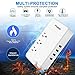 Travel Converter Adapter Universal Power Voltage 1875W Step Down 220V to 110V with 4 Smart USB Charging Ports Inner Cooling Design Without Any Noise,Powerjc