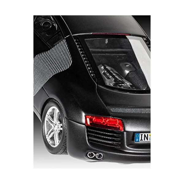 Revell Modellbausatz Auto 1:24 - Audi R8 im Maßstab 1:24, Level 4, originalgetreue Nachbildung mit vielen Details, 07057 – Bild 8