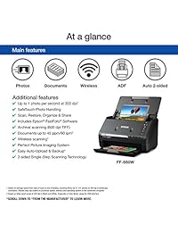 Epson FastFoto FF 680W Wireless High Speed Photo and Document Scanning System