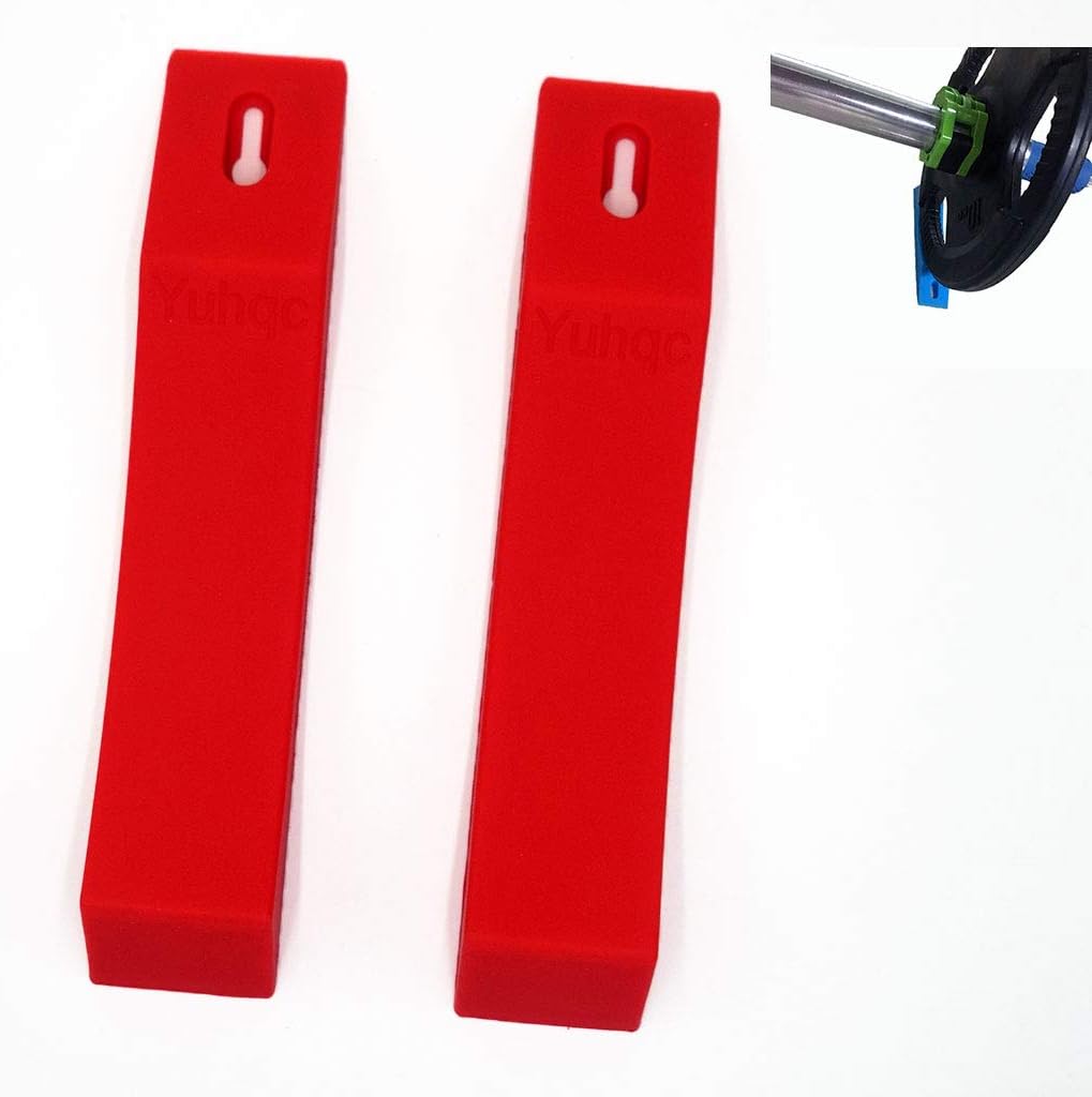 yuhqc 2 Pack Deadlift Barbell Jack Alternative Wedge Used as Load Unload Weight Plates for Fitness Exercise Sports Strength Bodybuilder Athlete Cross Training