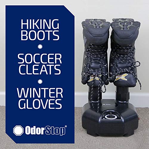 OdorStop Boot and Shoe Dryer and Deodorizer with Heat and High Output Fan (2 Boot) - Thumbnail 3
