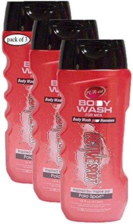 Purest Body Wash- Our Version of Polo Sport For Men(413ml) (Pack of 3) 2308485