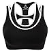Zeroer Women's Sports Bra Seamless Padded High Impact Racerback Yoga Sports Bra