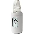 DIGGS Dog Poop Bag Dispenser for Leash - Premium Dog Waste Bag Holder with Easy One-Hand Dispensing (Ash)