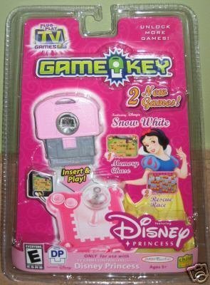 Disney Princess Snow White Plug it in & Play TV Games GameKey, 2 Games, DP