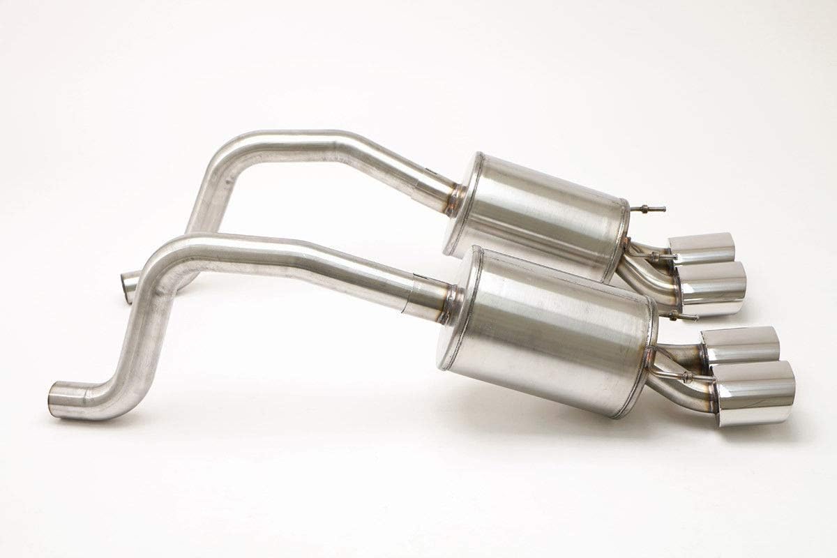 BILLY BOAT PRT AXLE-BACK EXHAUST with 4.5" TIPS fits 2005-2008 CHEVROLET C6 CORVETTE