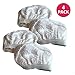 Crucial Vacuum Replacement Steam Mop Pads Compatible with Dirt Devil Part # 440001017 & Models PD20020,PD20005 Hand Held Steamers Cleaning Home (4 Pack)