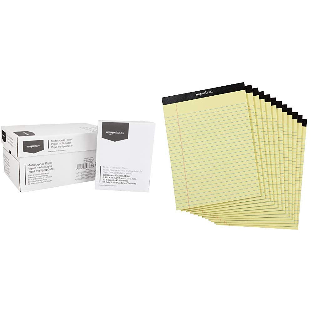 AmazonBasics 92 Bright Multipurpose Copy Paper 8.5 x 11