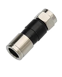 50Pcs RG6 Compression connectors,F Type Coaxial