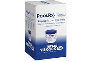 Pool RX 332001 PoolRX+ Booster Blue Swimming Pool Algaecide, Single Unit