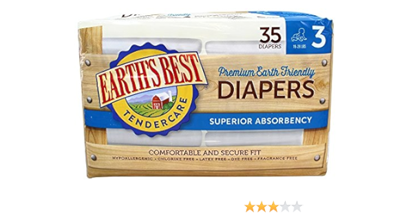 earth's best tendercare diapers