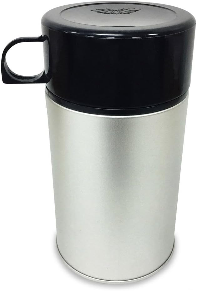 metal lunch box with thermos