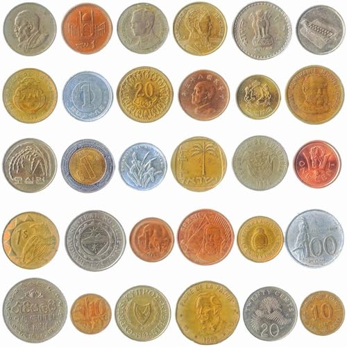 30 Exotic Coins Set