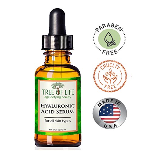 Tree of Life Hyaluronic Acid Serum for Face Hydrating Serum with