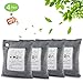 SOHA Fresh Air Natural Fresh Absorbs, Allergens and Harmful Pollutants, Charcoal Odors, Home, Cars, Closets Bathrooms and Pet Areas, Air Freshener Bag 200G 4Pack, 5.5×1.2×6.3 inches