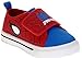 Spider-Man Toddler Boys' Canvas Casual Blue Red Shoe with Velcro Flap Close