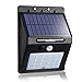 Seatore Solar Lights, 16 LED Waterproof Wireless Solar Motion Sensor Lights Outdoor for Patio, Deck, Yard, Garden, 1-Pack