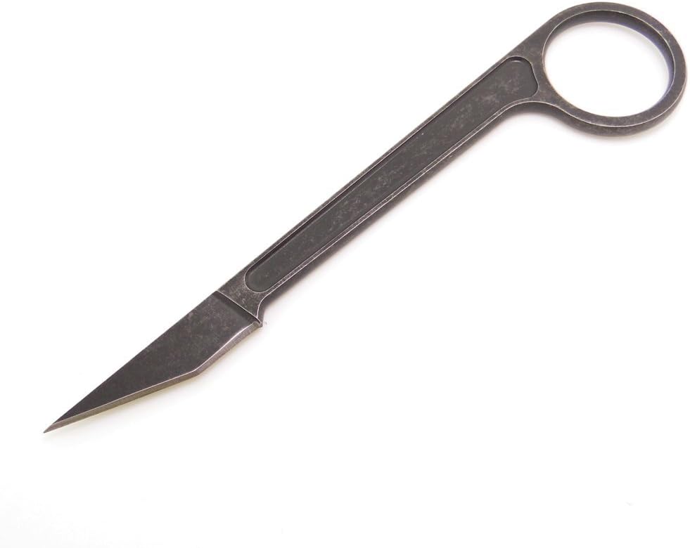 MASALONG Full Tang Fixed Blade Paper Cutter Tactical Hole Knife M127