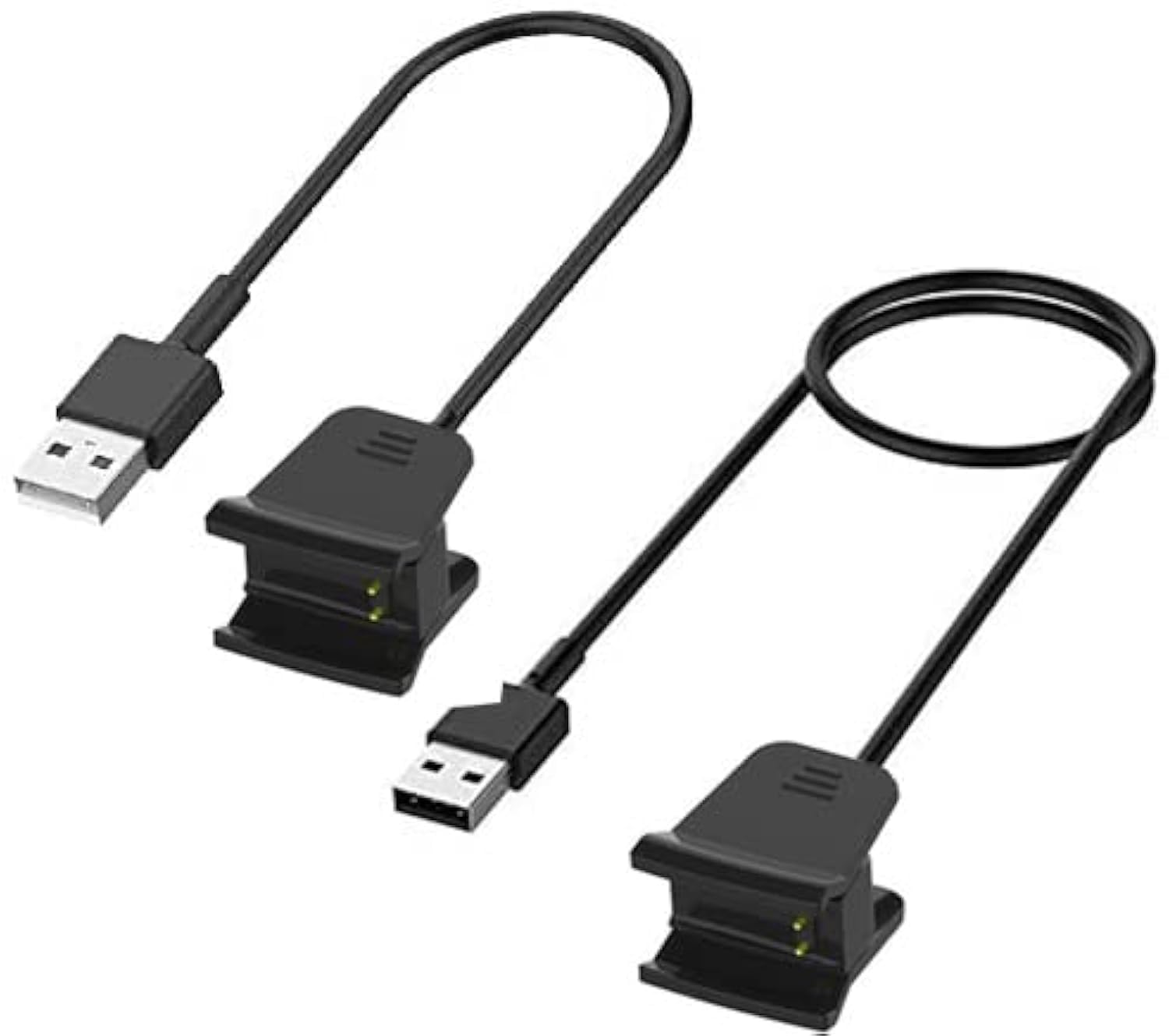 Photo 1 of Kissmart Charger for Fitbit Alta HR, Replacement Charging Cable Clip Cord for Fitbit Alta HR (2-Pack,1.8ft & 3.3ft)