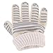 Kealive Heat Resistant Gloves 572 ℉ Cooking and Oven Gloves with Fingures 1-Pair for Baking and BBQ
