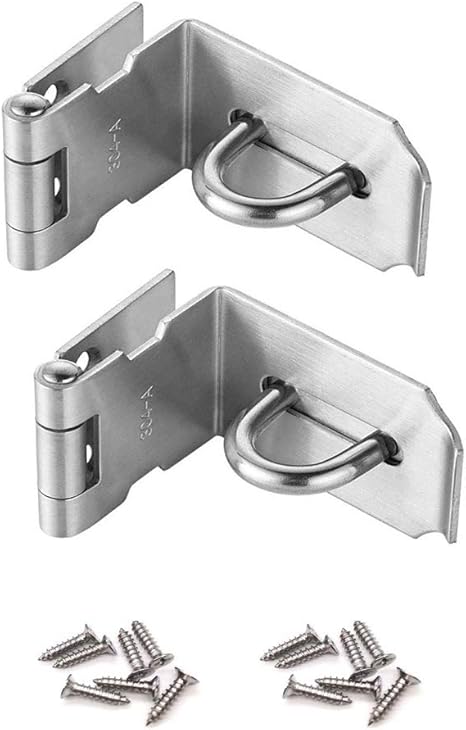 Amazon Mituke ストロング掛け金 ドア掛け金ラッチ ドア止め金具 ドアキャッチ 扉や家具の締り 90度 ネジ付き ステンレス製 2個 ドア用金物