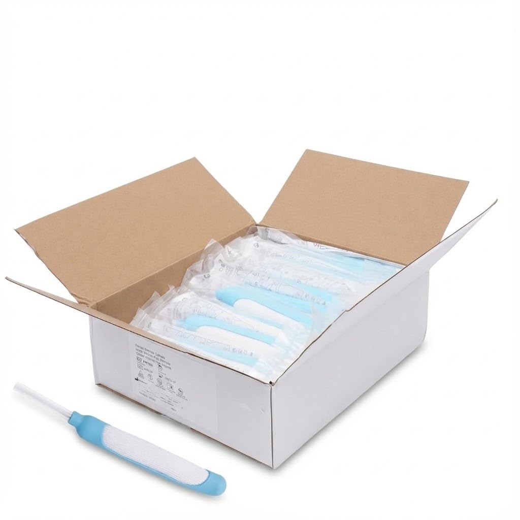 Photo 1 of Female External Catheter 30 Pack, Soft Latex Non-Invasive Design for Women, Compatible with Standard Suction Systems, Comfortable, Secure & Lightweight for Home Care