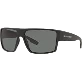 Native Man Sunglasses Matte Black Frame, Grey Lenses, 64MM