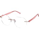 Scojo New York Gels Heptagon Reading Glasses - Scratch-Resistant, Stylish Readers for Men & Women