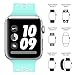 Band for Apple Watch 42mm, Alritz Silicone Sport Straps Replacement Wristband Bracelet for Apple Watch Series 3 / Series 2 / Series 1 / Nike+, Free Protective Case Included