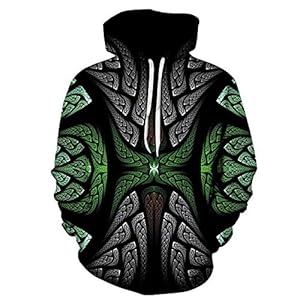 513ZtnQUMOL. SS300 Mockledd Suéter con Capucha para Hombres, Suéter con Capucha para Hombres, Patrón De Serpiente Colorido Abstracto 3D 513ZtnQUMOL. SS300