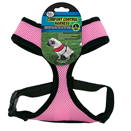 Four Paws Large Pink Comfort Control Dog Harness