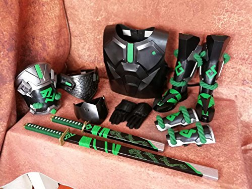OW Genji spirit finches skin armors and weapons shoes Sparrow Skin Cosplay Prop