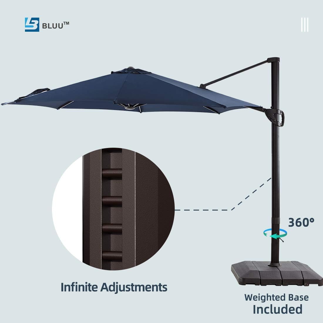BLUU Patio Umbrella (Dark Navy)