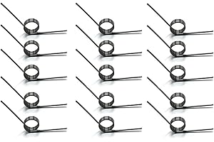 Cilky 10pcs Torsion Springs 120 Degrees V-Shaped Torsional Spring, Wire Diameter 1.2mm Small Torsion Springs Kit for Home Repair & DIY Project ( Style : 120 Degrees , Size : 1.2mm x 10mm x 3laps )