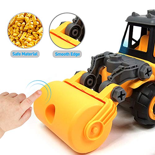 image for WisToyz Take Apart Toys, Toy Vehicles, Toy Road Roller Toddlers Toys, 