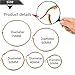 Calors Vitton 4 Pairs a Set Stainless Steel Large Hoop Earrings for Women 30-60mm Gold