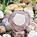 Orgone Dodecahedron Crystal - Emf Protection Flower Of Life Orgone Energy Generator - Rose Quartz Orgonite Dodecahedron Crystal for - Chakra healing Psychic Growth Love Stone