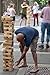 Garden Games Mega Hi-Tower Giant Tumbling Tower Game with Storage Bag | Starts at 3' Tall
