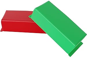 Great Call Athletics | Collegiate Wrestling Challenge Bricks | Folkstyle Coach College Set of Red & Green Coaches Throw