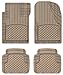 WeatherTech Semi Universal All Weather and Vehicle Trim to Fit Floor Mats - 4-Piece Set Tan