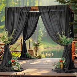 PARTISKY Wedding Arch Draping Fabric,1 Panel 18FT