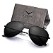 Mens Wayfarer Sunglasses Polarized Womens: UV 400 Protection,by LUENX with Case
